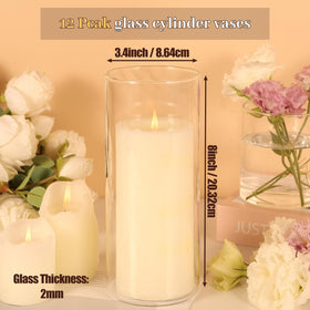 TBWIND 8in vases add refined touch to tables, shelves, and entryways.