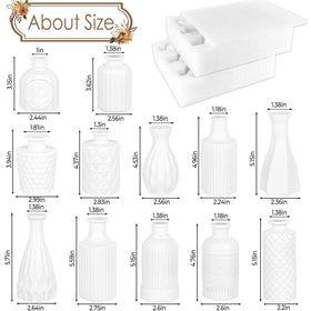 TBWIND matte white glass bud vases highlight modern decor on windowsills