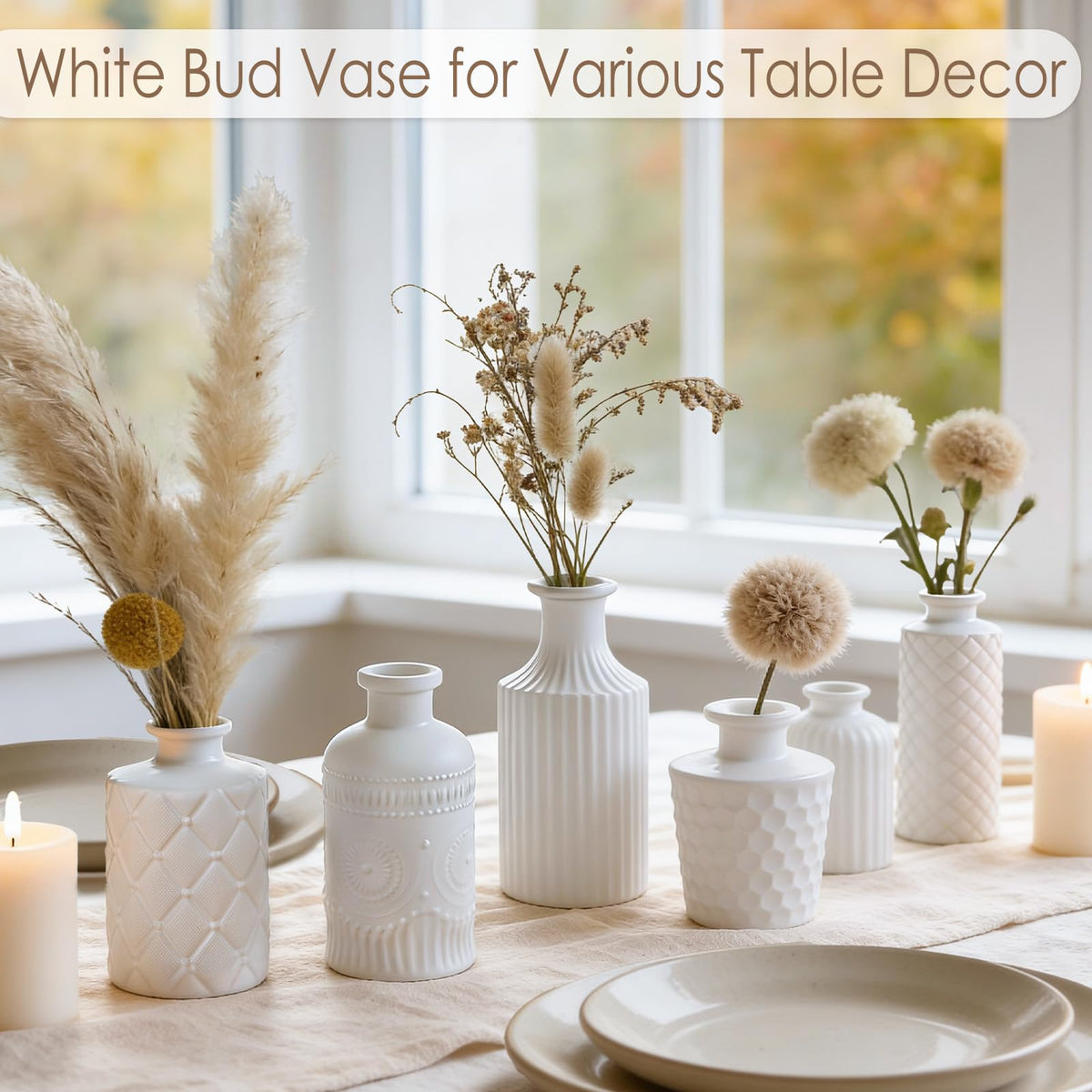 TBWIND bud vase collection offers durable, chip-resistant bases for daily display