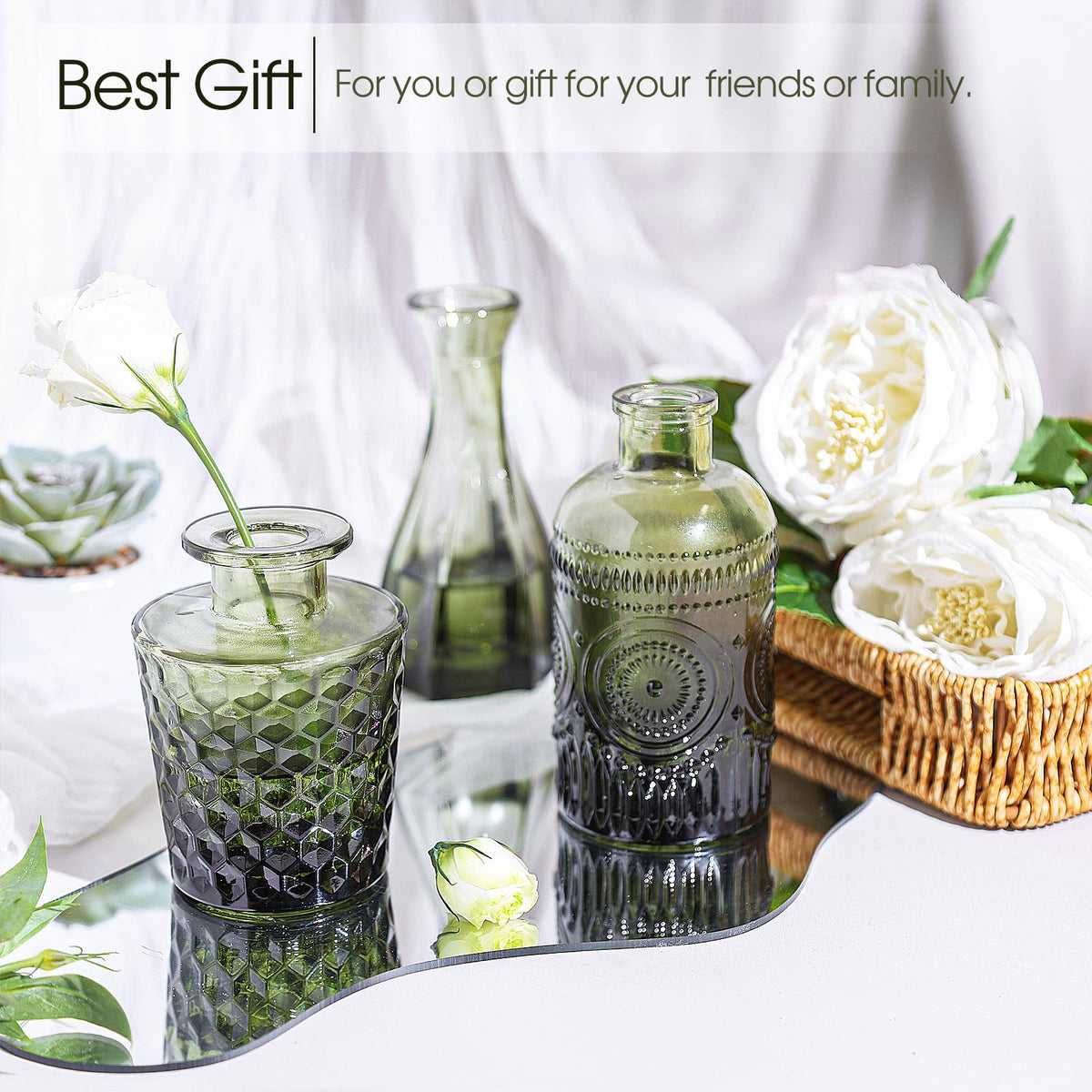 TBWIND vase variety shapes set for creative table displays