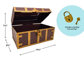 Teacher Created Resources treasure chest in classroom setup for organizing prizes and toys.