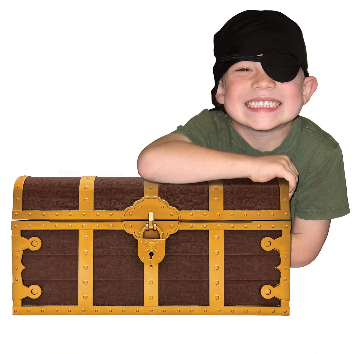 Teacher Created Resources treasure chest uses robust plastic for frequent classroom use.