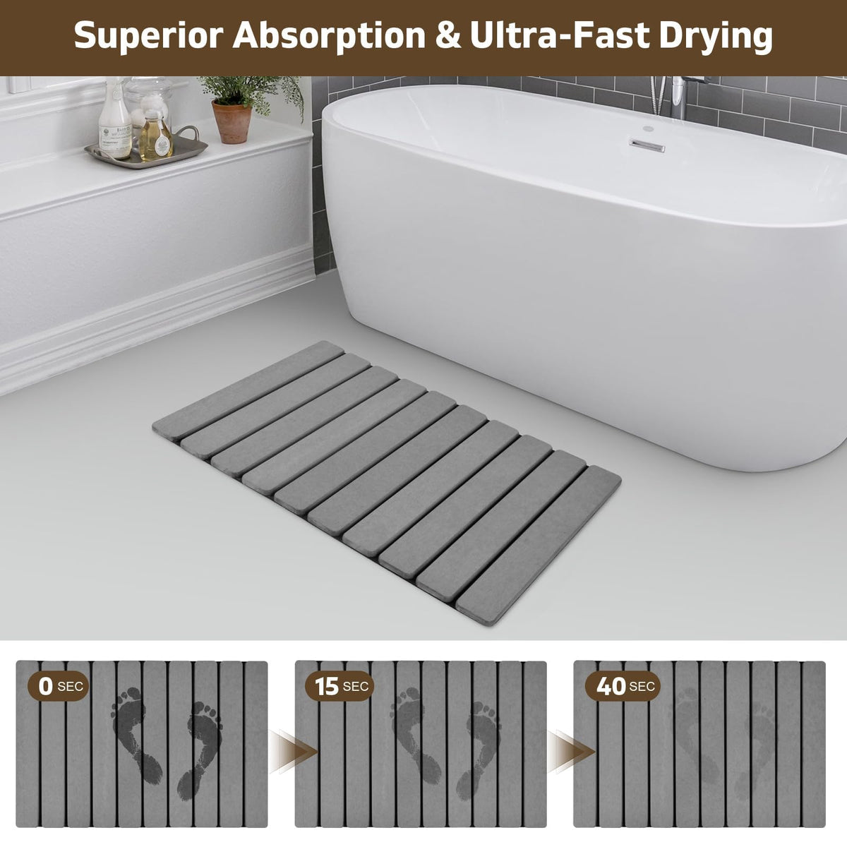 TDCokhe non-slip rubber base detail ensures stable footing on wet floors.