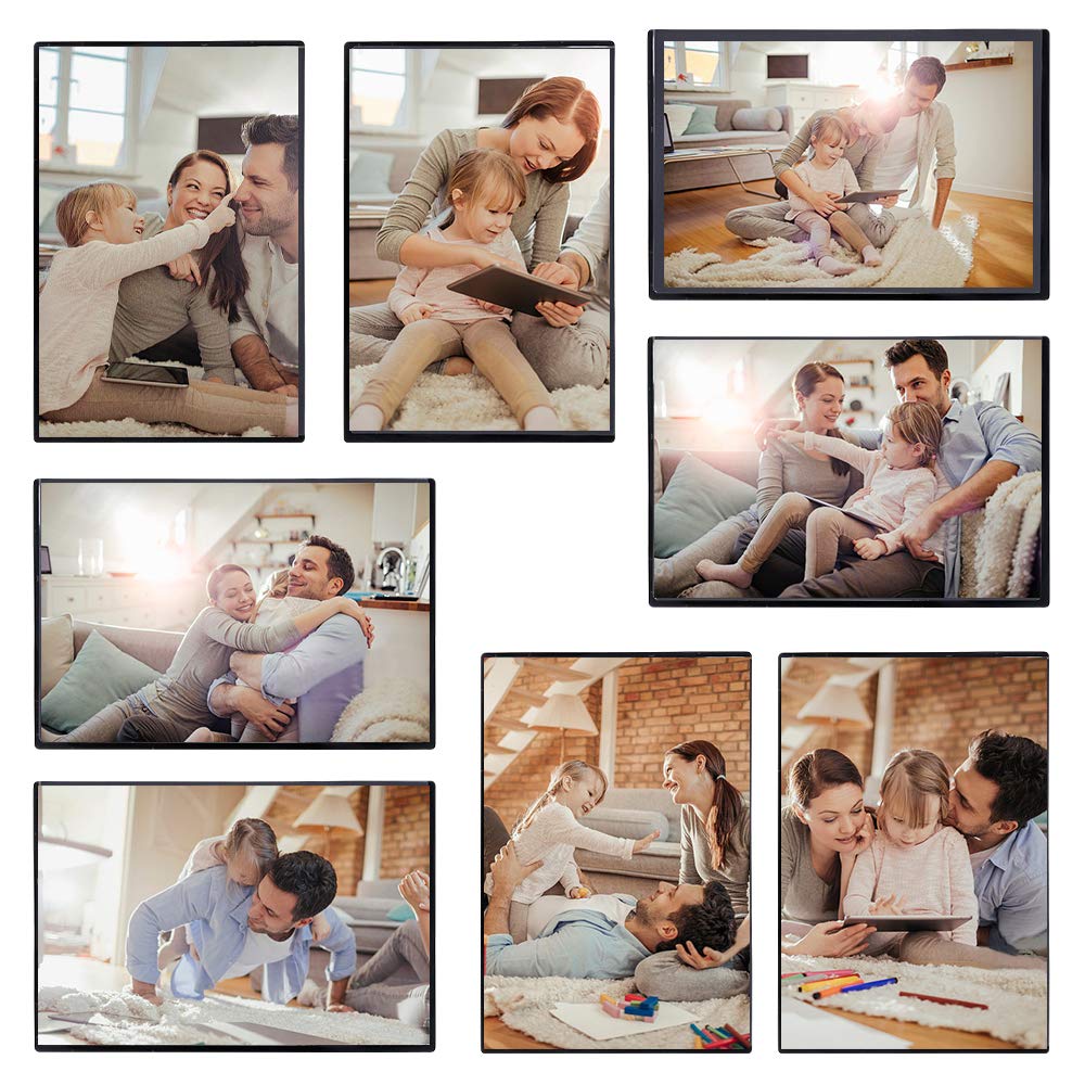 Tebik magnetic frames stay put on lockers and desks for quick memories.