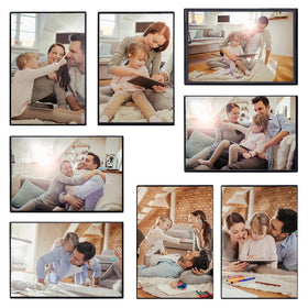 Tebik magnetic frames stay put on lockers and desks for quick memories.