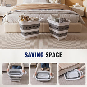 TechMILLY grey multi functional storage basket for toys and gear