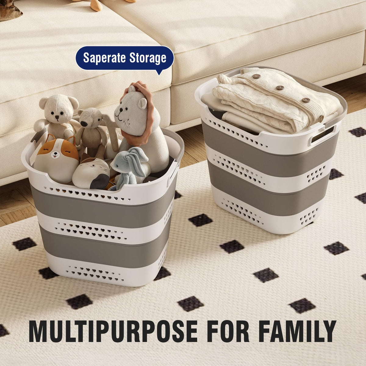 TechMilly multi-purpose storage for toys, towels, or outdoor gear.