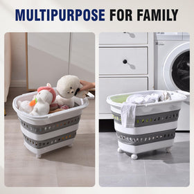 TechMILLY wheels glide smoothly for effortless laundry movement