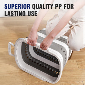 TechMILLY spacious 45L basket suitable for clothes and towels