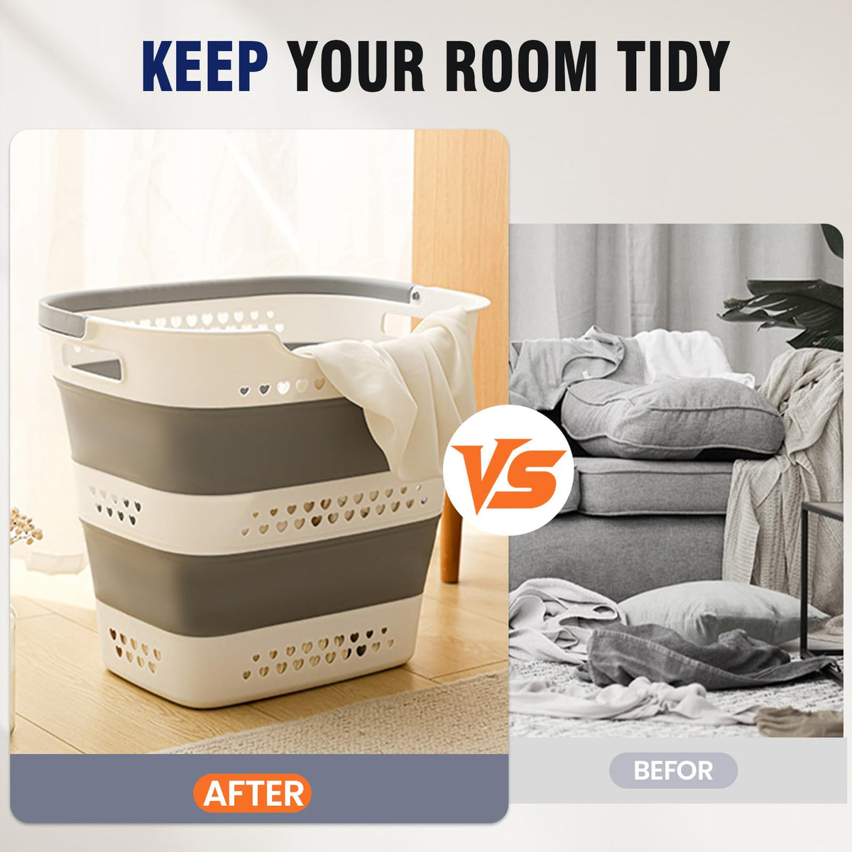 TechMilly travel-ready basket for on-the-go organization.