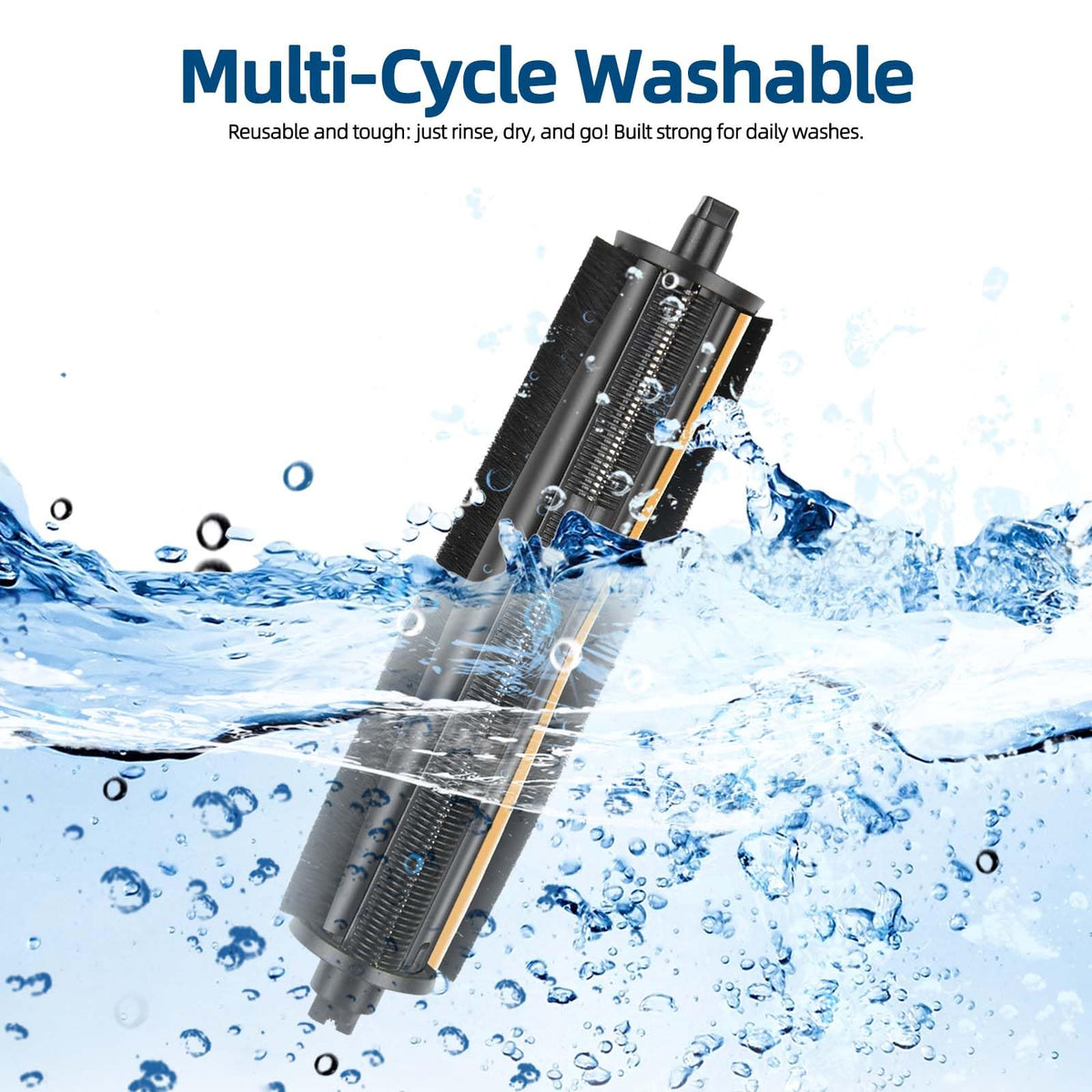 Techypro TriCut Brush easy install enables quick replacement and optimal cleaning.