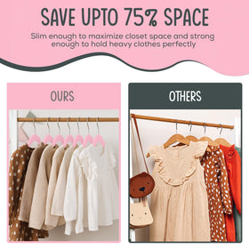 TechZoo 360-degree swivel hook adds easy access for kids’ wardrobe needs.