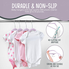 TechZoo hangers with durable ABS core hold up to 7 pounds for daily use