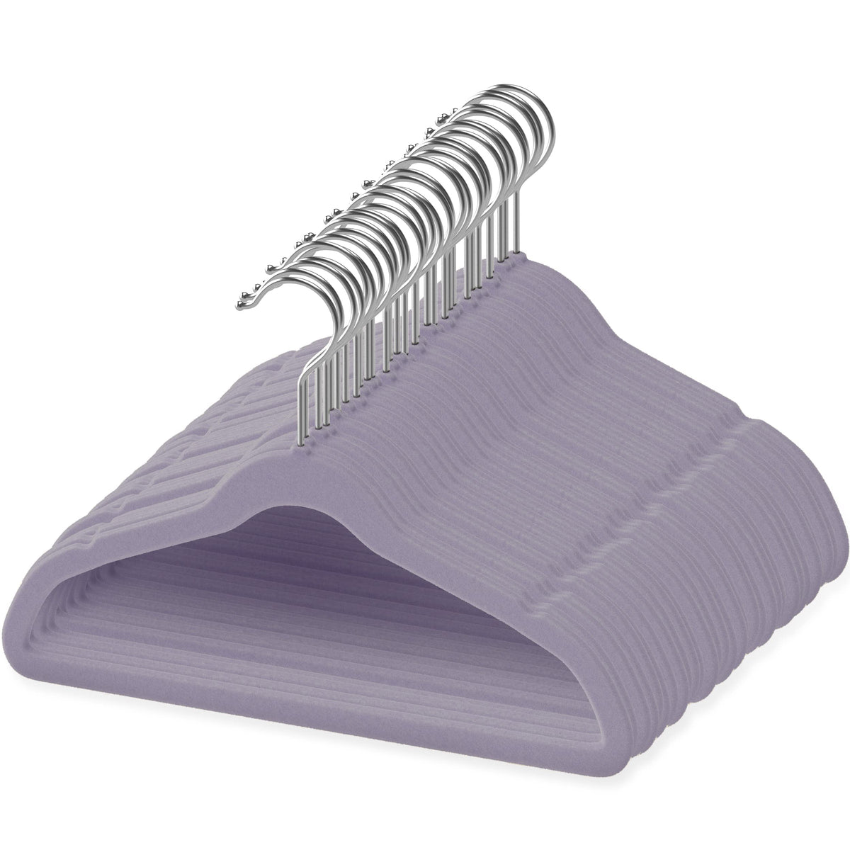 TechZoo baby hangers ultra slim velvet keeps infant outfits neat and protected