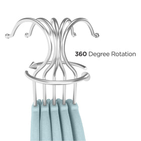 TechZoo organized closet with blue velvet hangers keeping outfits tidy