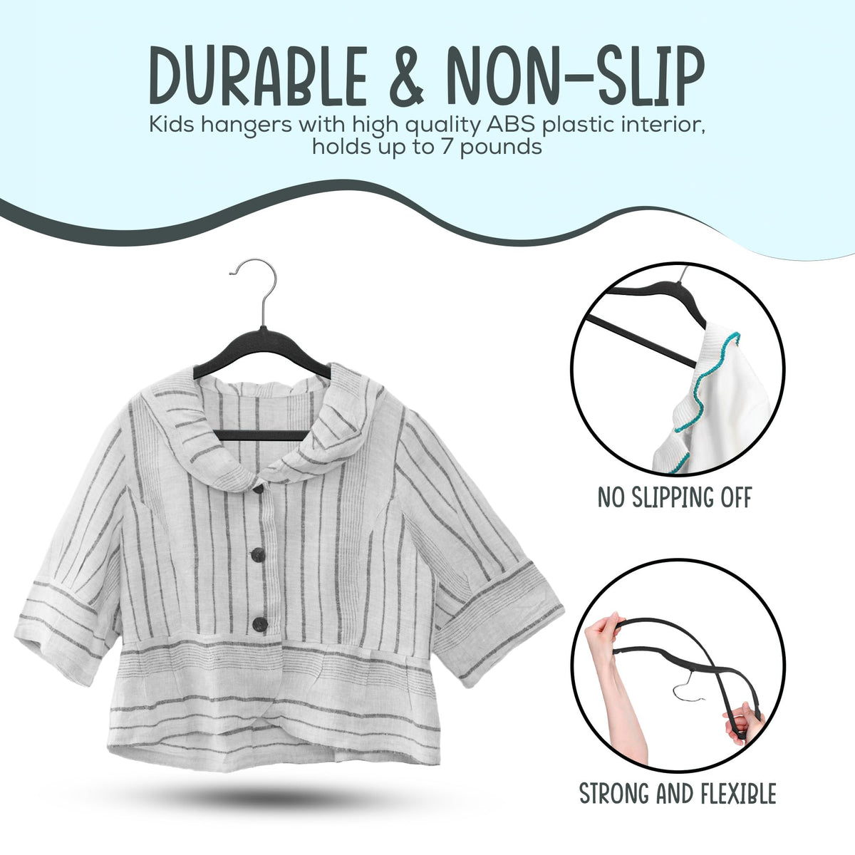 TechZoo gift-ready set with chrome finish adds style to any closet upgrade.
