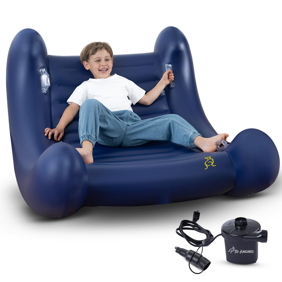 TED KANGAROO CloudBounce Ultra rocker demonstrates soothing motion for self-regulation.