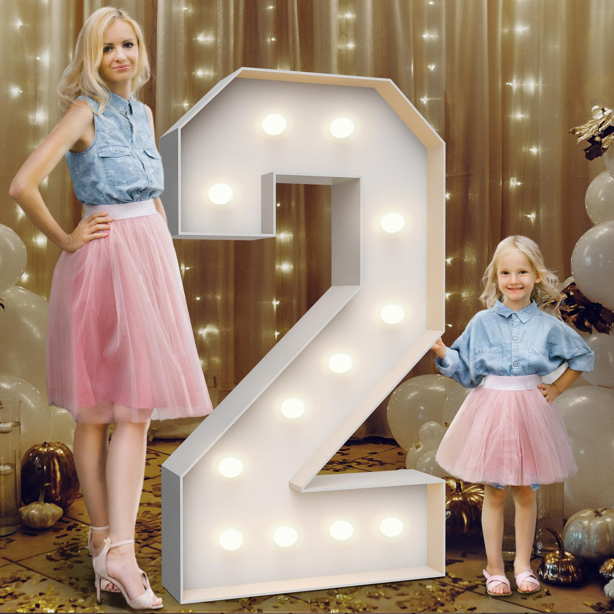 Teebloom 4ft marquee numbers with backstand and water bag for stable display indoors or outdoors.