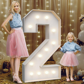 Teebloom 4ft marquee numbers with backstand and water bag for stable display indoors or outdoors.