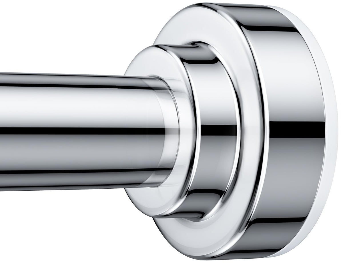 TEECK shower curtain rod adjustable 32-92 inch for flexible bathroom setups.