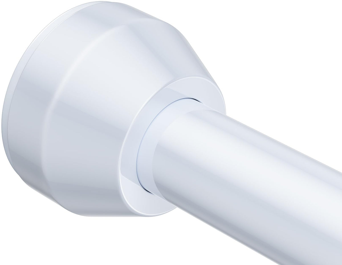 TEECK shower rod adjustable tension between walls for quick setup