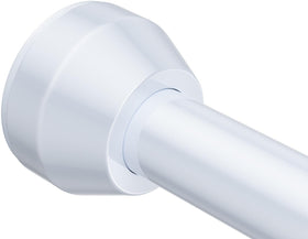 TEECK shower rod adjustable tension between walls for quick setup