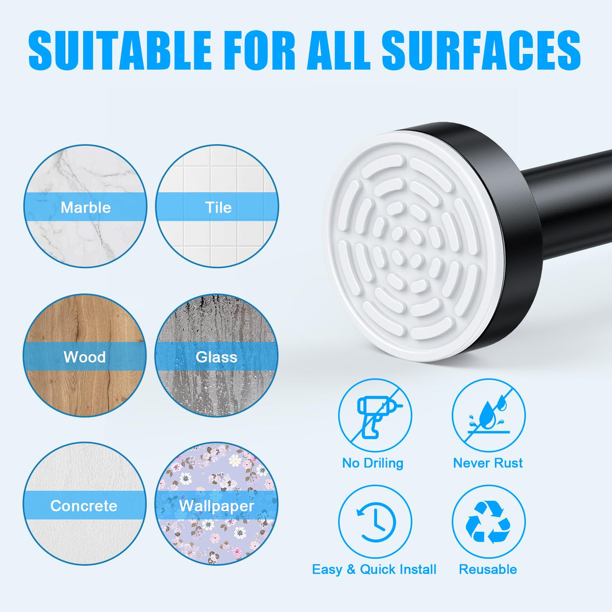 TEECK stainless steel material resists rust and simplifies cleaning.