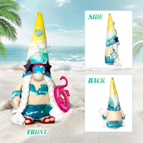 Teeker office desk beach gnomes, weighted base for stable display.