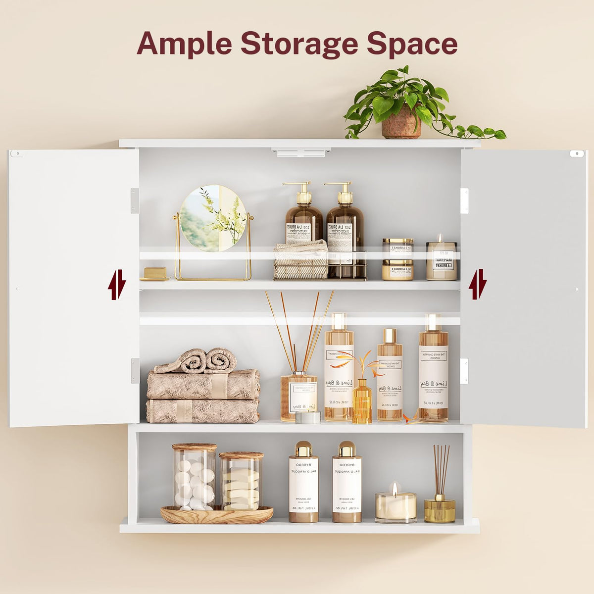 TEENFON adjustable-shelf design adapts to jars, bottles, and cans