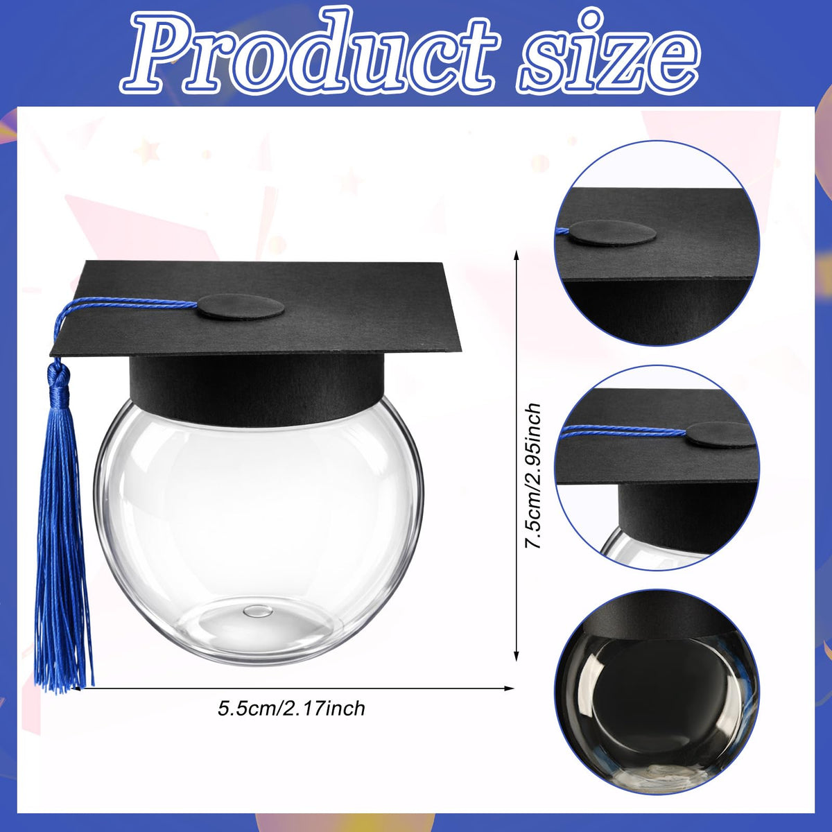 Teenyyou assembly-ready cap and jar set, easy to fold and display.