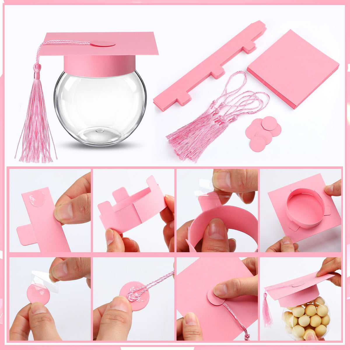 Teenyyou graduation party favor box ready to fill with treats
