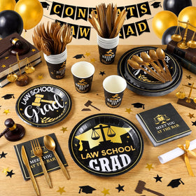 Teenyyou Law Grad plates-9in: elegant, break-resistant dinnerware for servings
