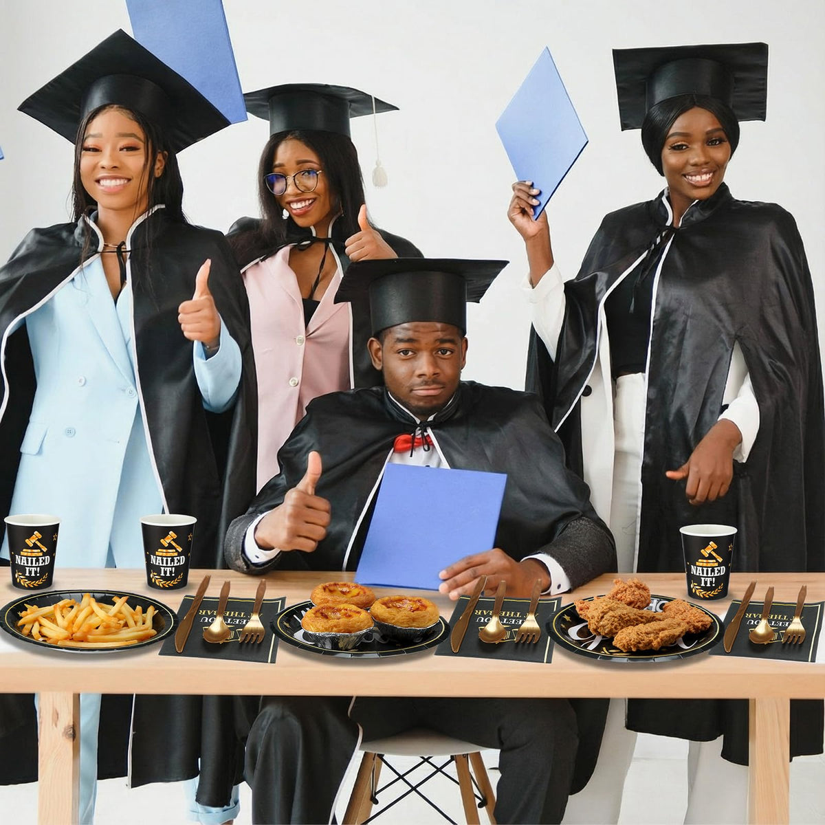 Teenyyou Law Grad spoons: elegant dessert and beverage support