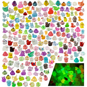 Teenzee 210pcs mini resin animal duck for tiny scenes and dollhouse landscaping.