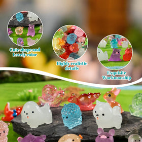 Teenzee miniature resin fish ideal for aquariums and fairy garden scenes.