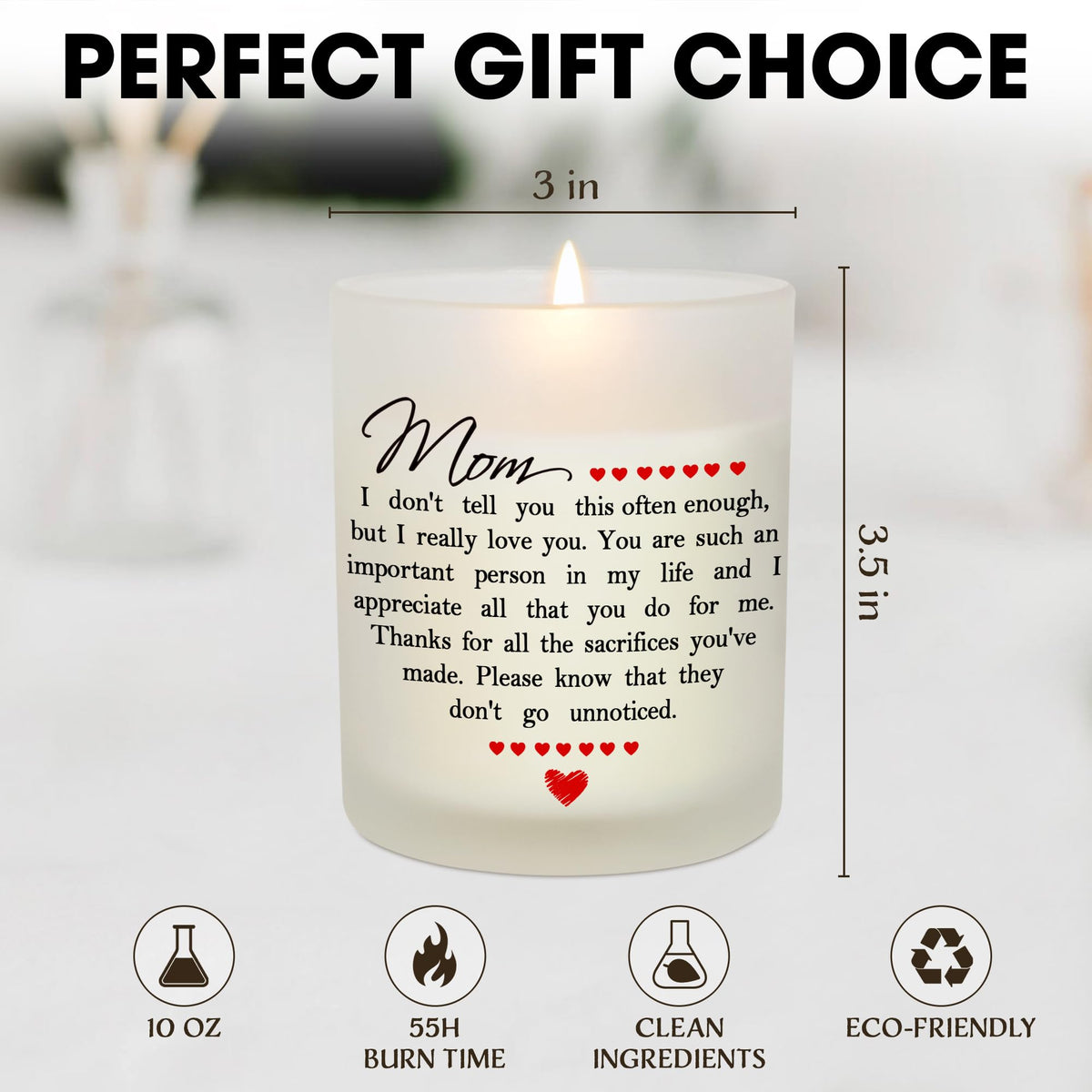 TEEZWONDER scented candle vanilla-lavender bedroom setup delivers a calming aroma.