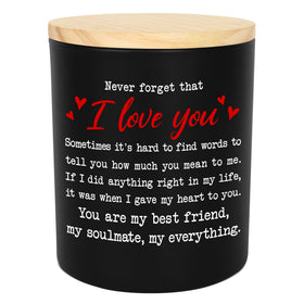 TEEZWONDER vanilla lavender candle 10 oz glows softly for romantic evenings.