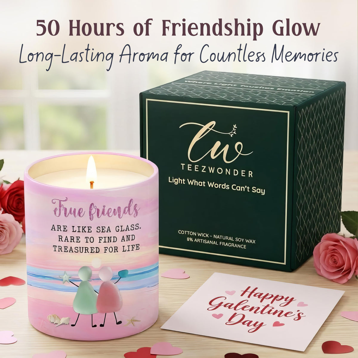 TEEZWONDER candle lit ambience for relaxation