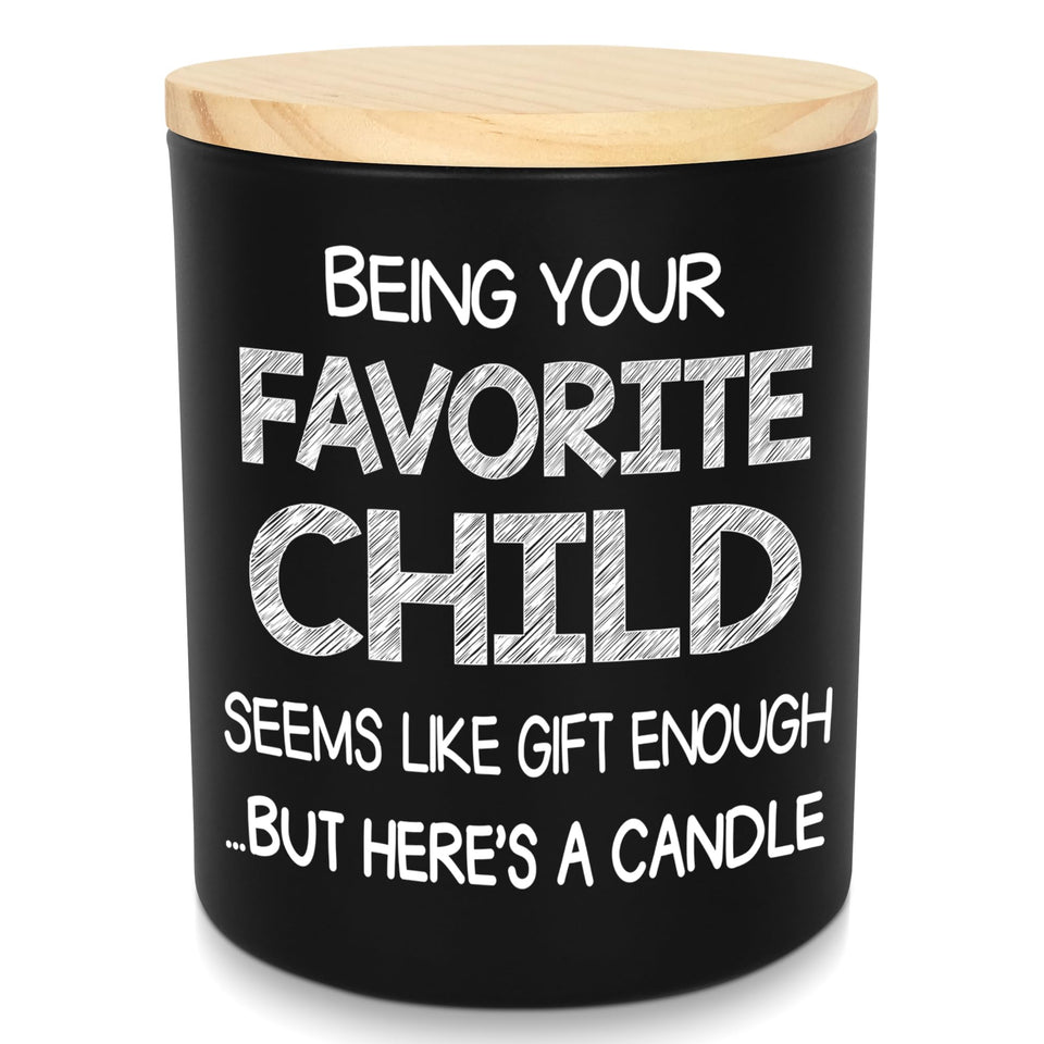 TEEZWONDER Favorite Child Vanilla Lavender 10oz candle creates cozy home ambiance