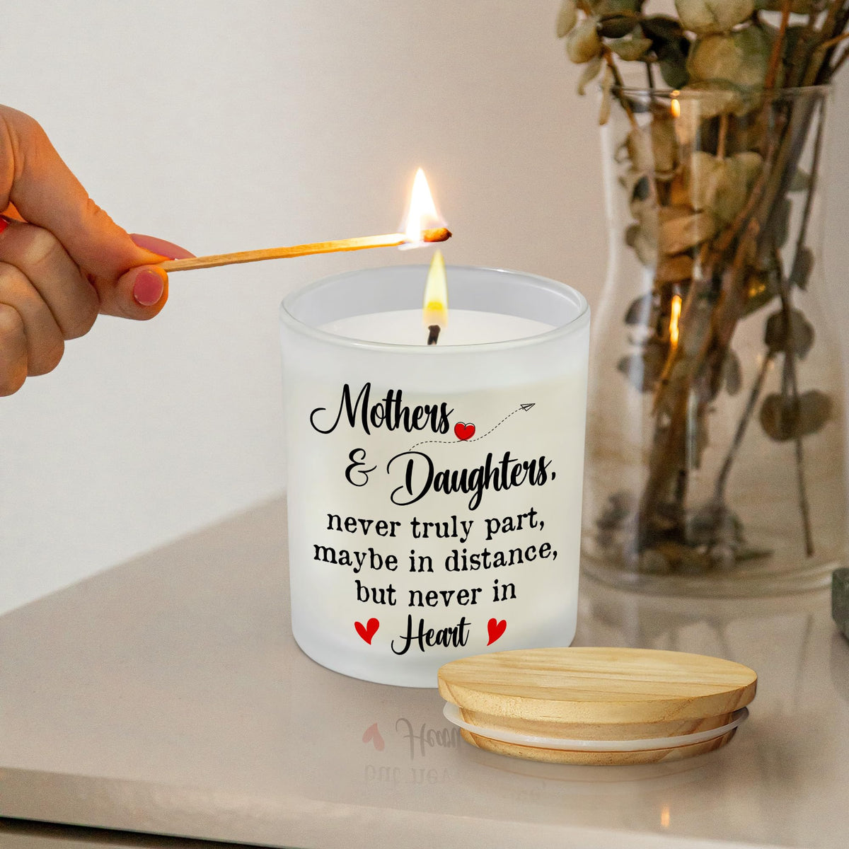 TEEZWONDER vanilla lavender candle aroma note fills the room softly