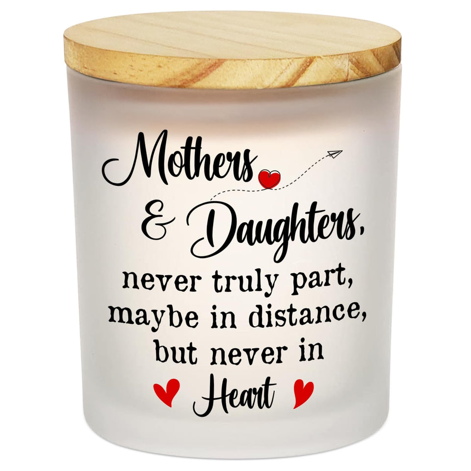 TEEZWONDER vanilla lavender candle 10oz front view with long-lasting aroma