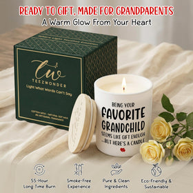 TEEZWONDER vanilla-lavender-candle-bedroom-decor enhances bedside atmosphere.