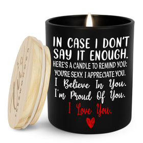 TEEZWONDER Vanilla Sandalwood candle gift box, ideal for anniversaries.