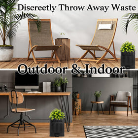 Tegneo plant-inspired design blends with patio, garden, or bathroom decor.