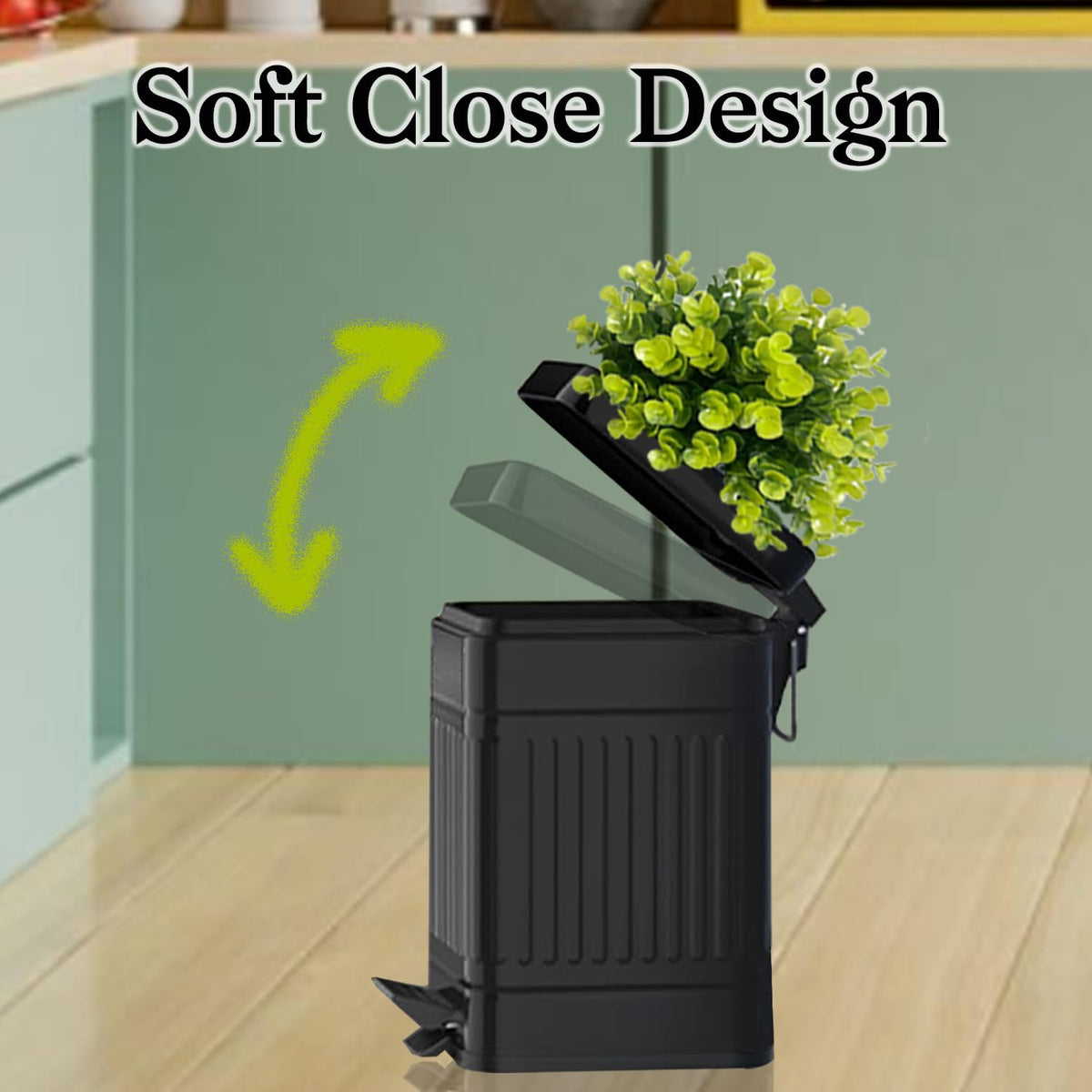 Tegneo soft-close lid with foot pedal ensures quiet, hygienic operation.