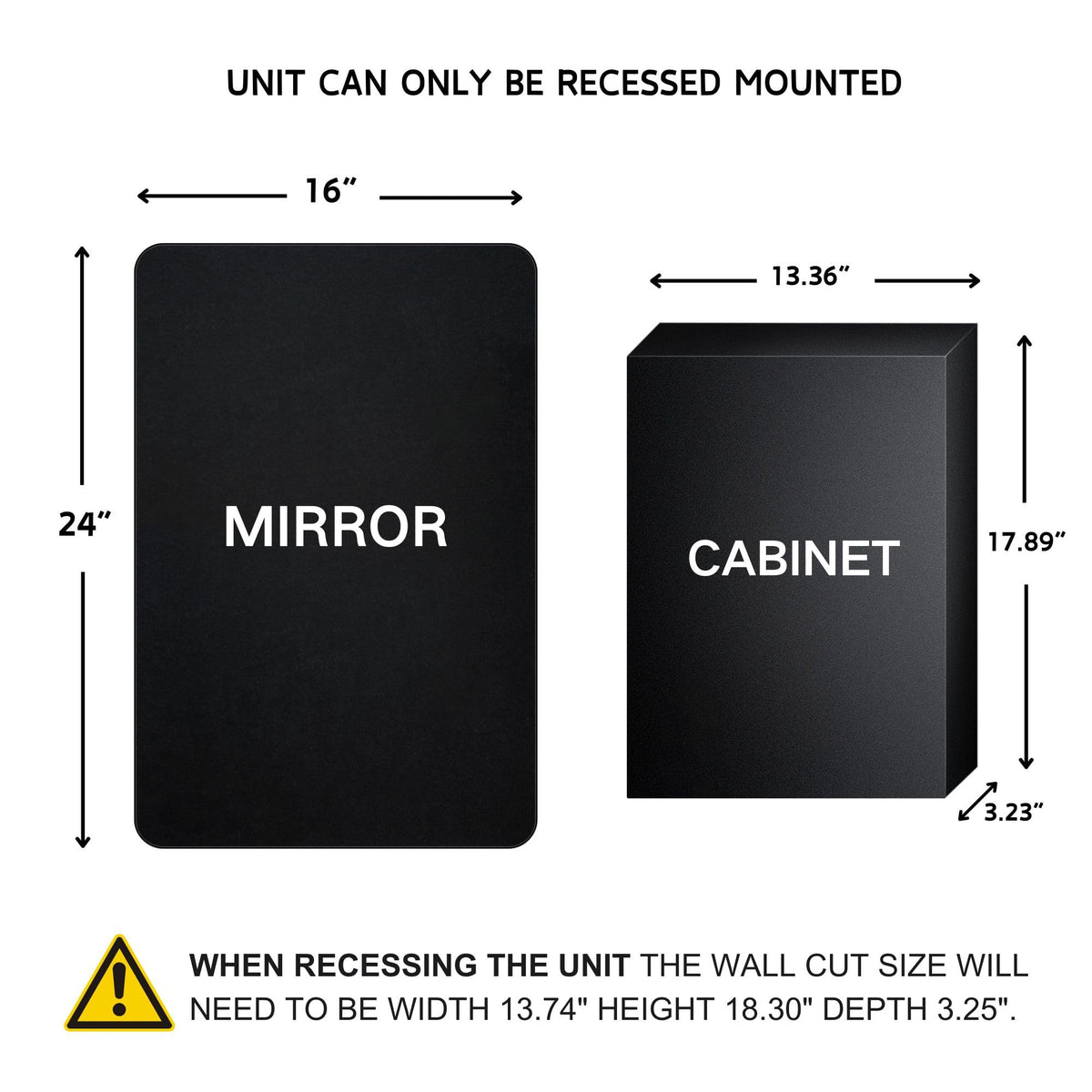 Beveled mirror frame detail showing a polished, reflective surface and frame finish.