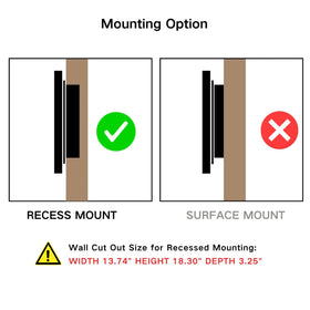 Left-hinged door installation option for flexible bathroom layouts.