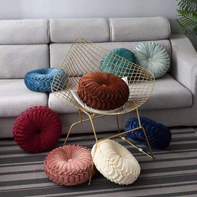 Teieas velvet pillow delivers premium feel and refined pleats for stylish decor.