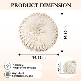 Teieas velvet pillow with durable cover preserves luxe look