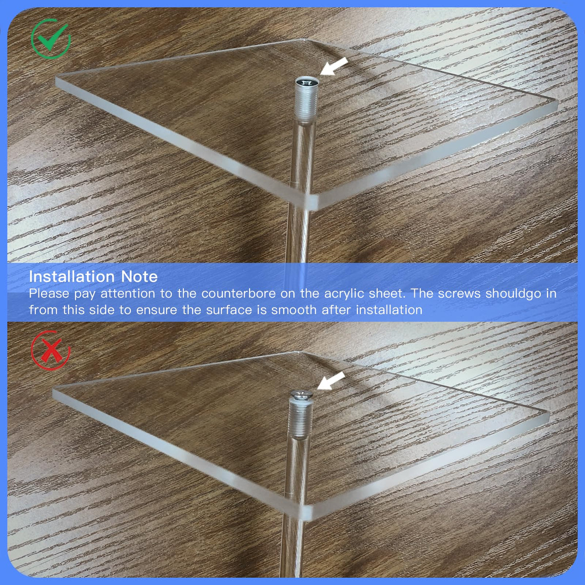 TEKXYZ balloon stand square-base for stable tabletop display.